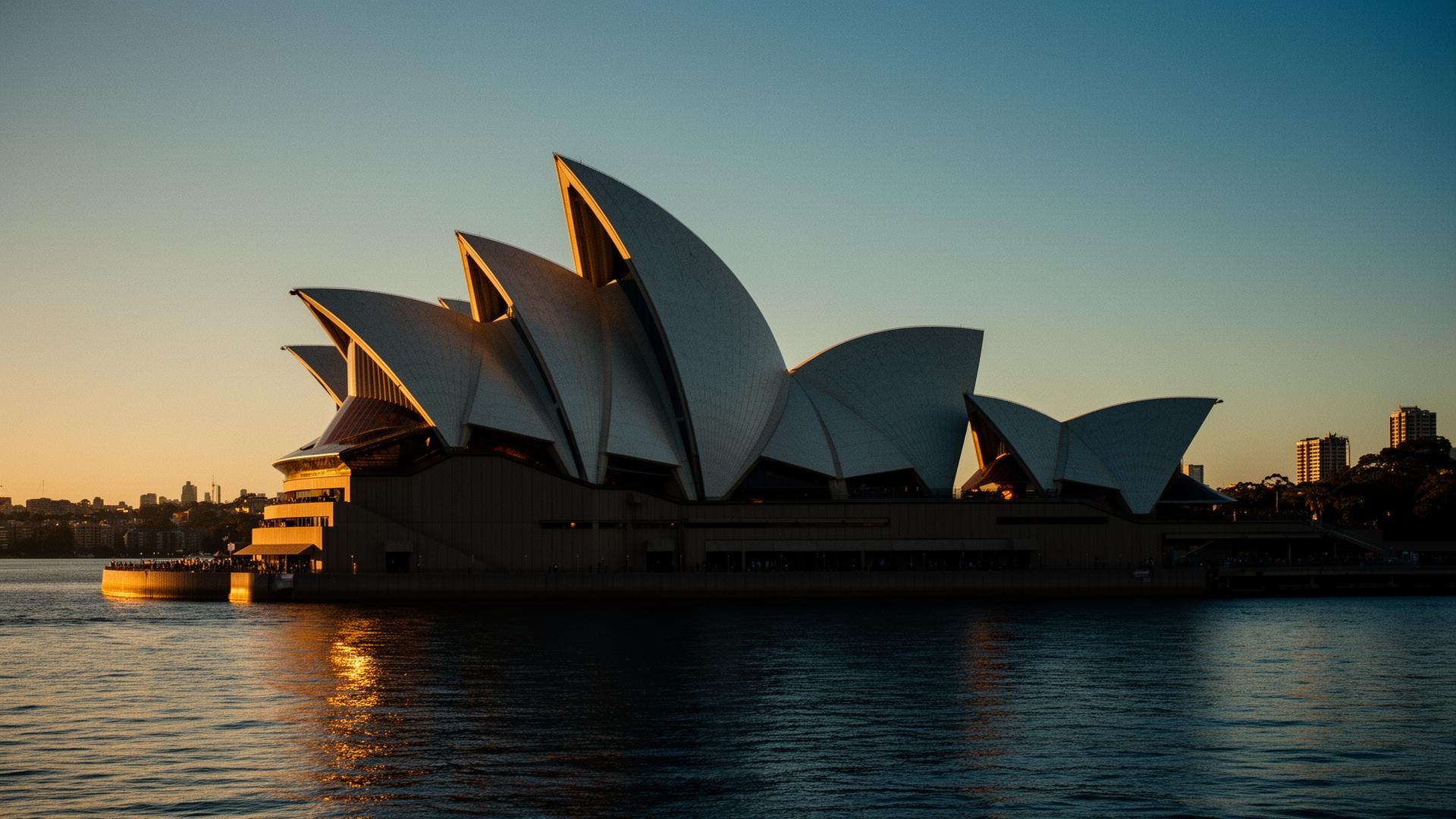 Sydney Opera House at dusk